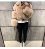 Wholesale Ladies Winter Fake faux fur Women Faux Fox Fur Coats Trendy multi-colored fur clothes customs Plus Size Women's coat