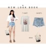 Women's denim shorts 2022 new high-waist shorts women casual loose ladies fashion large size elastic waist wide-leg short jeans