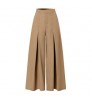 Magicmk Casual Solid Color Wide Leg Pants Women Long Trousers Lady's Palazzo Pants High Waist Zipper palazo pants women