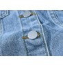 Oem Women's Denim Jean Jacket Women Casual Outwear Fall Jacket Denim Button Up Coat Oversize Denim Jacket For Ladies