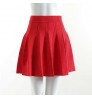 custom 2022 summer New high waisted A word pleated knit skirt black stylish women's skirt
