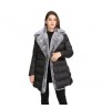 2022 fake fur collar long plus size women's jacket and puffer winter coat for women