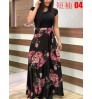 YY8888 Dropshipping summer women's clothing plus size women's dresses maxi dresses ethnic clothing floral print casual dresses