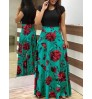 YY8888 Dropshipping summer women's clothing plus size women's dresses maxi dresses ethnic clothing floral print casual dresses
