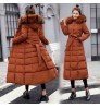 Long Winter Coat For Colder Women Jacket Cotton Padded Warm Thicken Ladies Coats Parka Womens Jackets