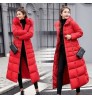 Long Winter Coat For Colder Women Jacket Cotton Padded Warm Thicken Ladies Coats Parka Womens Jackets