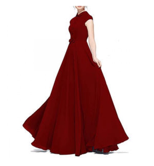 2022 custom dress women's a-line maxi evening dress casual elegant ladies dress