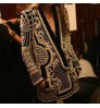 4XL Wholesale 2021 New Fashion Women Suit Deep V neck plus size long blazer jacket with beaded print women's coat
