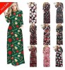 Ecoparty Spring Autumn Women Dress Female Fashion Long Sleeve Floral Print Long Maxi Dress Ladies Casual Ankle-Length Vestido