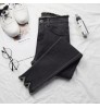 Spring and autumn new high waist jeans women's ninth denim pencil pants elastic pencil jeans