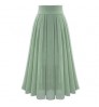 2022 new style fashion formal chiffon skirt women's pleated skirt