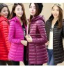 2022 Mid-length Style Women's Windproof Winter Quilted Jackets