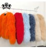 Wholesale Winter Tibet Lamb Fur Jacket Real Mongolian Fur Coat Women
