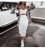 2021 Full Sleeve Ladies Night Sexy Dresses Clothes Women Two Piece Party Dresses
