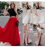 Custom Design OEM Solid or Digital Print Woman's Plus Size Clothes Ladies Sexy Pleated Dress & Skirts Fashion Skirt for Women