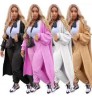 Women's Long Sleeve Casual Open Front Knit Winter Cardigan Plus Size Sweater