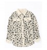 2022 Winter Clothes Fashion Outwear Leopard Corduroy Jacket Warm Winter Women Coat