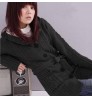 Casual Winter Knitted Hooded Belted Long Coat Cardigan Women's Sweaters