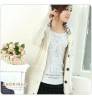 Casual Winter Knitted Hooded Belted Long Coat Cardigan Women's Sweaters