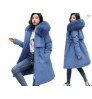 2021 winter women's coats hooded fur collar thick section warm Jackets snow Long Coat