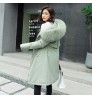 2021 winter women's coats hooded fur collar thick section warm Jackets snow Long Coat