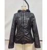 Fashion Winter Faux Leather Jacket Women's Basic Jackets Hooded Black Slim Motorcycle Jacket Women Coats Female XS-7XL