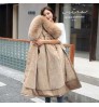 Wholesale hot sale parka winter 2021 women's parka coat with hooded fur collar thickened warm winter jacket snow coat jacket