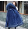 Wholesale hot sale parka winter 2021 women's parka coat with hooded fur collar thickened warm winter jacket snow coat jacket