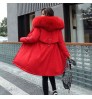 Wholesale hot sale parka winter 2021 women's parka coat with hooded fur collar thickened warm winter jacket snow coat jacket