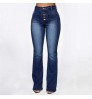 high waist Cowboy Denim harem pants loose personality street Length Full Mom pencil pants women's jeans mujer