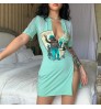 2022 Casual Fashion Dress Solid Color Plus Size Short Sleeve Girls' Tassel Short Dresses Summer Spring Woman Clothing For Women