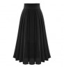 2022 Women Pleated pleated Skirts Ladies Solid Color Chiffon Long Skirt Women's Skirts