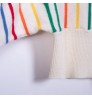 Women's Clothing Autumn winter sweater loose intercolor crew neck striped fall Women's Sweaters