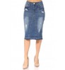 Summer Denim Skirt Wholesale Middle-Length Pencil Skirt Women Fashion Casual Denim Skirts For Women