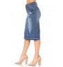 Summer Denim Skirt Wholesale Middle-Length Pencil Skirt Women Fashion Casual Denim Skirts For Women