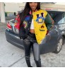 2022 Daily Casual Clothing Logo Print Fall Baseball Uniform Jackets Women High Street Style Coats Woman Varsity Jackets