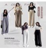 Plus size women's high-waisted wide-leg wide-leg suit trousers Casual High Waist Loose Wide Leg Pants for Women