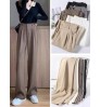 Plus size women's high-waisted wide-leg wide-leg suit trousers Casual High Waist Loose Wide Leg Pants for Women