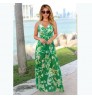 2022 Spring Summer Printed Women's Dress Ethnic Sleeveless Patchwork Long Women Maxi Casual Dresses Clothing