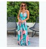 2022 Spring Summer Printed Women's Dress Ethnic Sleeveless Patchwork Long Women Maxi Casual Dresses Clothing