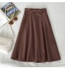 JF Cargo Skirt Faldas Fringe Skirts Side Tassel Fashion Streetwear Solid High Waist Tight Maxi OME Pencil Skirt Women Casual