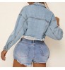 Hot Fashion Quick Dry Women Denim Jacket Skinny Women's Jacket Clothes