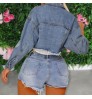 Hot Fashion Quick Dry Women Denim Jacket Skinny Women's Jacket Clothes