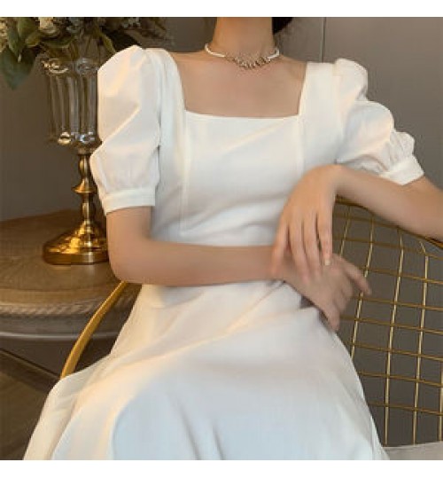 2022 Summer Hot Sell Long Dresses Women Lady Elegant Summer Korean Fashion Dress