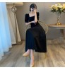 2022 Summer Hot Sell Long Dresses Women Lady Elegant Summer Korean Fashion Dress