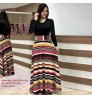 Wholesale 2022 Spring Female Long Sleeve Print Long Maxi Dress Ladies Casual Floral Dress For Women