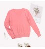 OEM Sweater Supplier wholesale Colorful Pullover v neck long sleeve women's sweaters plus size women's clothesnter