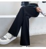 Elegant Clothes High Waist Drooping Suit Pants for Women Cool Boyfriend Pants Casual Fashion Pants Straight Wide Leg Trousers