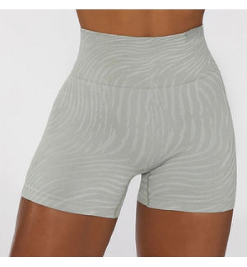 Summer Hot Selling High Wist Volleyball Shorts Outdoor Fitness Tummy Control Running Yoga Shorts For Women Sets