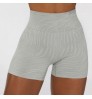 Summer Hot Selling High Wist Volleyball Shorts Outdoor Fitness Tummy Control Running Yoga Shorts For Women Sets